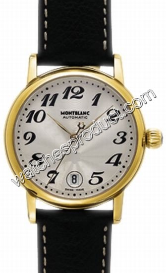 Mont Blanc Gold-Tone Stainless Steel Watch 09635