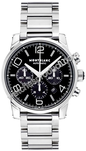 Mont Blanc Black Dial Watch 09668