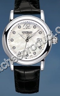 Mont Blanc White Mother of Pearl Dial Watch 36965