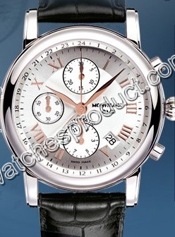 Mont Blanc Silver Dial Watch 36967