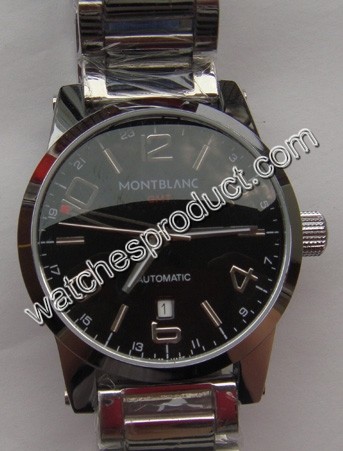 Mont Blanc Black Dial Watch 7540