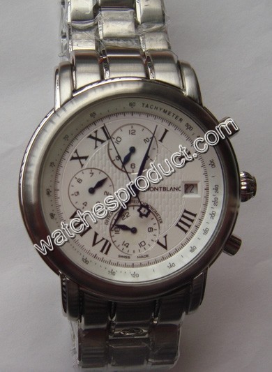 Mont Blanc Ivory Dial Watch 7551