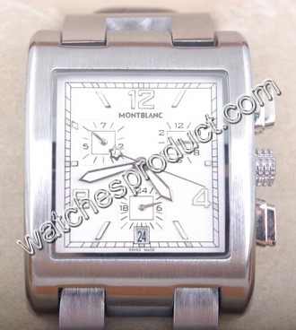 Mont Blanc White Dial Watch 7570