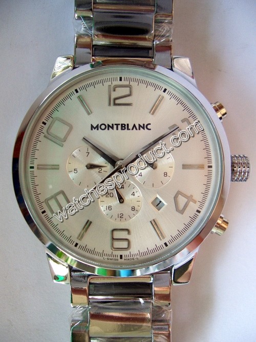 Mont Blanc 7576 Stainless Steel Watch