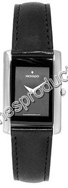 Movado Black Dial Ladies Watch 0604437