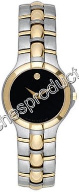 Movado Black Dial Ladies Watch 0604804