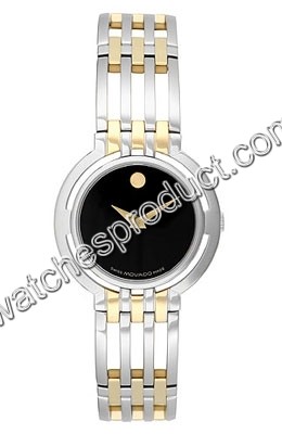 Movado Black Dial Watch 0605090