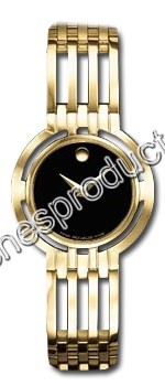 Movado Black Dial Ladies Watch 0605093