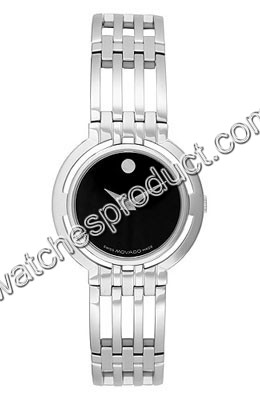 Movado Black Dial Watch 0605098