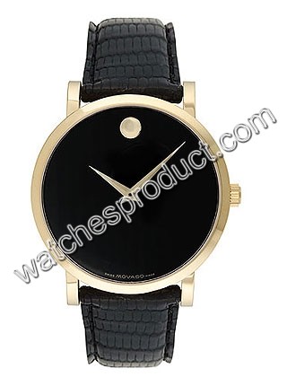 Movado Black Dial Watch 0605110