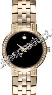 Movado Black Dial Ladies Watch 0605147