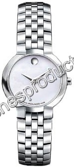 Movado White Mother-of-pearl Dial Ladies Watch 0605171