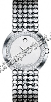 Movado White Mother-of-pearl Dial Ladies Watch 0605374