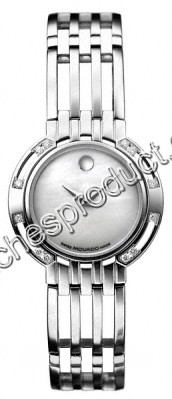 Movado White Mother-of-pearl Dial Ladies Watch 0605390