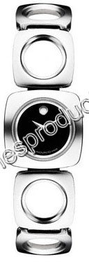 Movado Black Dial Ladies Watch 0605562