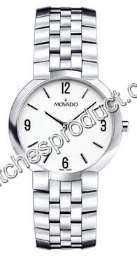 Movado White Dial Mens Watch 0605565