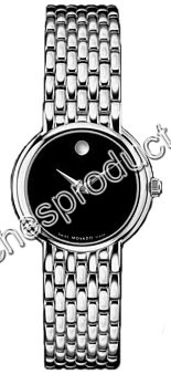 Movado Black Dial Watch 0605615