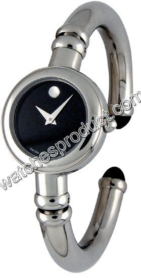 Movado Black Dial Ladies Watch 0605632