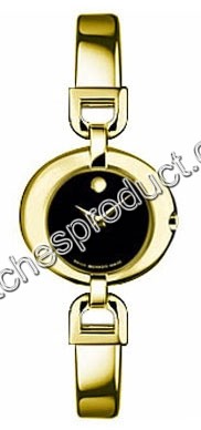 Movado Black Dial Ladies Watch 0605638