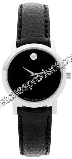 Movado Black Dial Ladies Watch 0605651