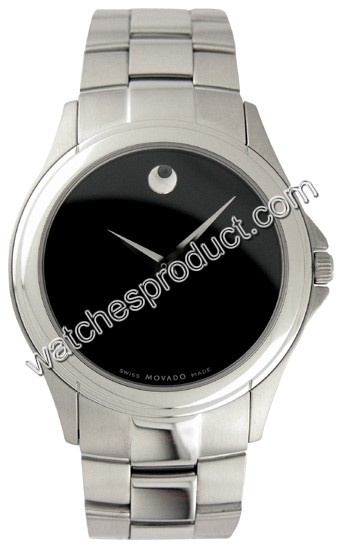 Movado Black Dial Mens Watch 0605756