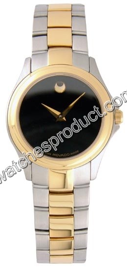 Movado Black Dial Watch 0605759