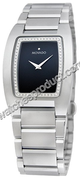 Movado Black Dial Mens Watch 0605770