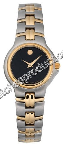 Movado Black Dial Ladies Watch 601926