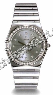 Omega Constellation Gents White Gold set with Diamonds Watch 1105.36.00