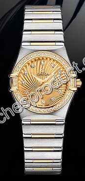 Omega Steel & Gold set with Diamonds Watch 111.25.26.60.58.001