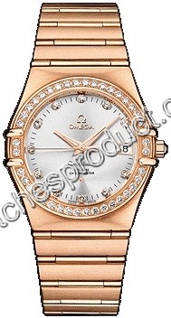 Omega 111.55.36.20.52.001 Rose Gold set with Diamonds Watch