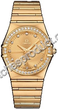 Omega Constellation Gents Yellow Gold set with Diamonds Watch 111.55.36.20.58.001