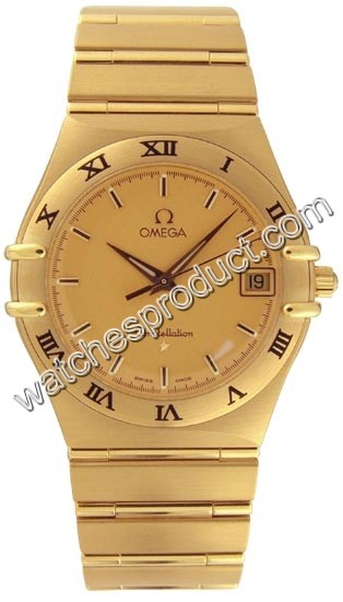 Omega Gold Dial Watch 1112.10