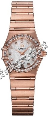 Omega White Mother of Pearl Diamond Dial Watch 1160.75.00