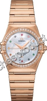 Omega 1160.79.00 Rose Gold set with Diamonds Watch