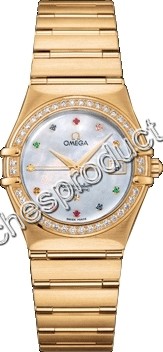 Omega 1167.79.00 Yellow Gold set with Diamonds Watch