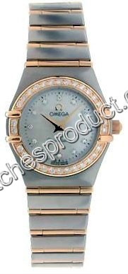 Omega White Mother-of-pearl Dial Ladies Watch 1267.75