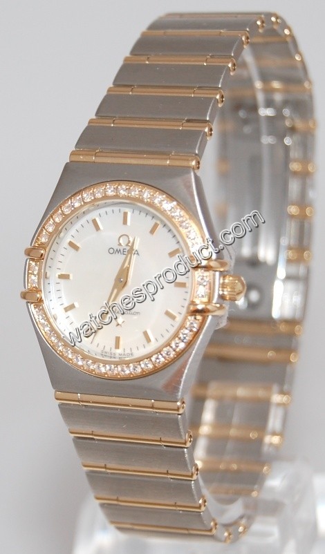 Omega 1277.70.00 Steel & Gold set with Diamonds Watch