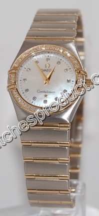 Omega Steel & Gold set with Diamonds Watch 1277.75.00