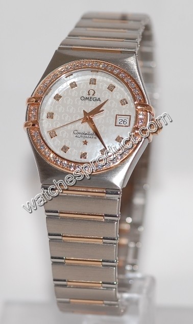 Omega Steel & Rose Gold set with Diamonds Watch 1398.75.00