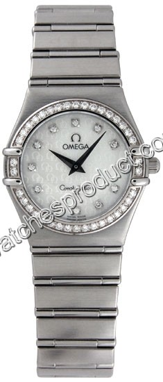 Omega White Mother-of-pearl Dial Ladies Watch 1458.75