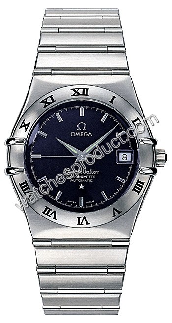 Omega Gray/Blue Dial Watch 1502.40.00