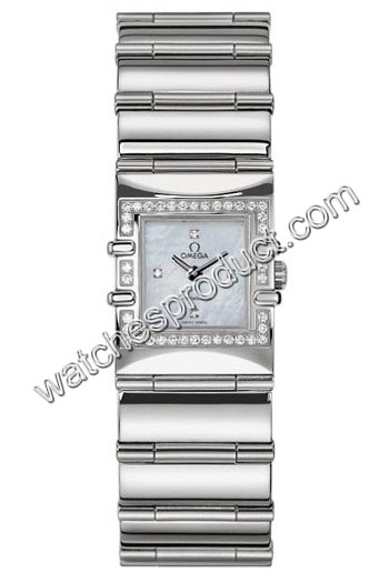 Omega Mother-of-Pearl - White with 4 diamonds Dial Watch 1528.76.00