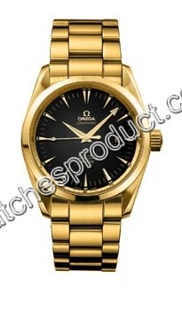 Omega Black Baton Dial Watch 2104.50.00