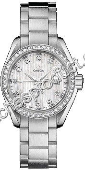 Omega Teck-Opaline Silver Dial Watch 231.15.30.61.55.001