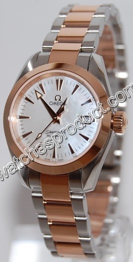 Omega Steel & Rose Gold Watch 2373.70.00