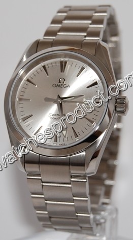 Omega Silver Baton Dial Mens Watch 2518.30.00