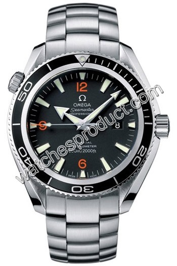 Omega Black with Orange hour markings Dial Watch 25842.3654