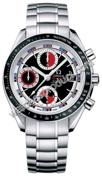 Omega Black with Black/Red/White Subdials Dial Mens Watch 3210.52.00