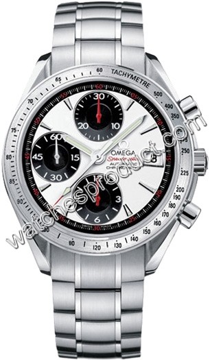 Omega Silver with Black Subdials Dial Watch 3211.31.00